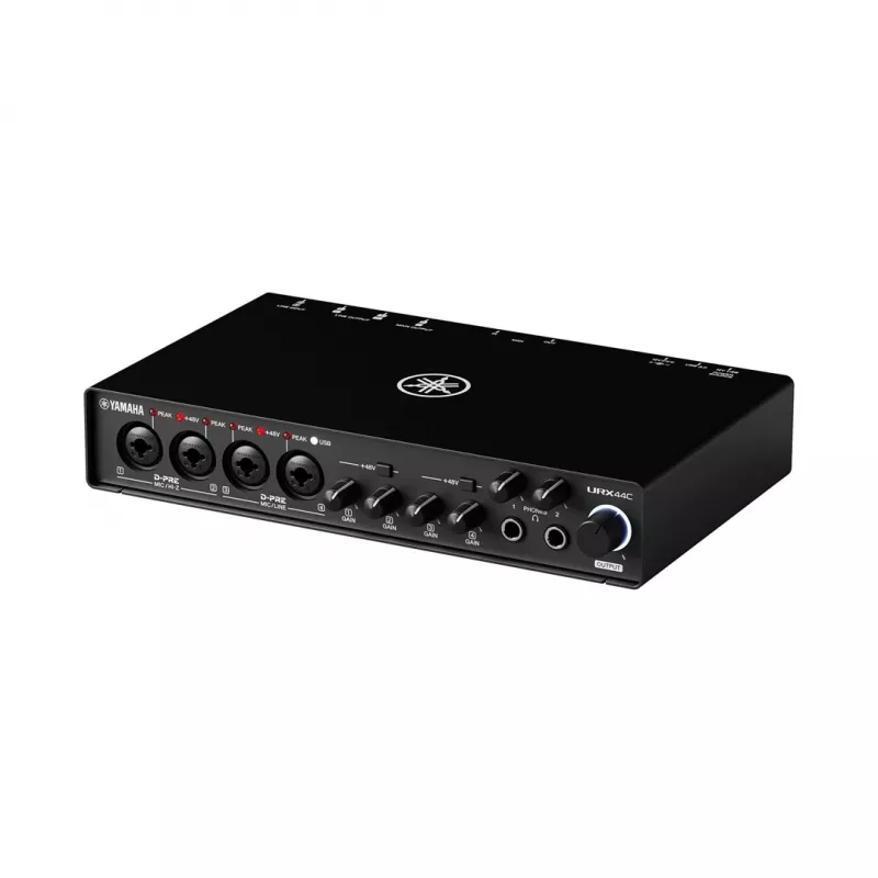 Garso/MIDI sąsaja YAMAHA URX44C – kompaktiška USB garso ir MIDI jungtis