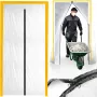 Dulkių barjeras durims remontui XXL, dulkių užuolaida 230x135 tiesi