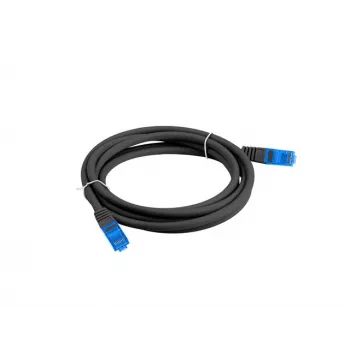 Tinklo kabelis LANBERG PCF6A-10CC-0150-BK Cat6a S/FTP RJ-45 1,5 m Juodas