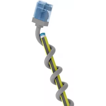 Goobay Ultra-Flexible CAT 6A Patch Cable slim U/UTP pilkas - itin trumpas kištukas (74228)