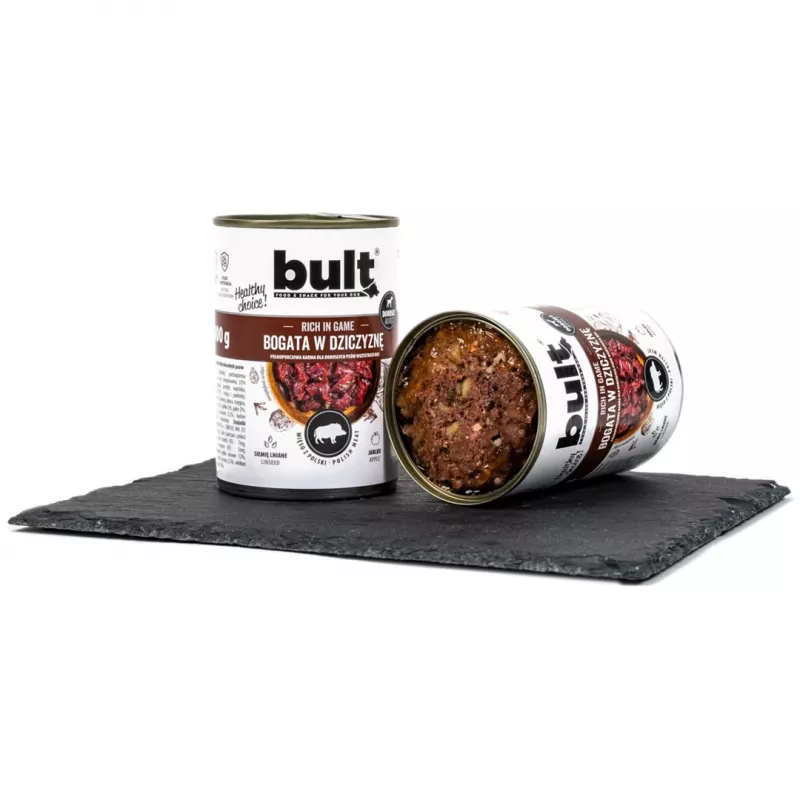 BULT Rich in game - šlapias šunų maistas - 800 g