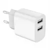 Gembird TA-UC-2A12-01 USB įkroviklis 2×USB 2.4A 24W baltas
