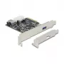 Vidinė sąsajos plokštė DeLOCK 89399, PCIe, 2x USB 3.2 Gen 1, 10 Gbit/s