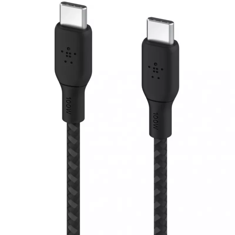 USB laidas Belkin CAB014bt3MBK 3 m USB-C juodas USB 2.0