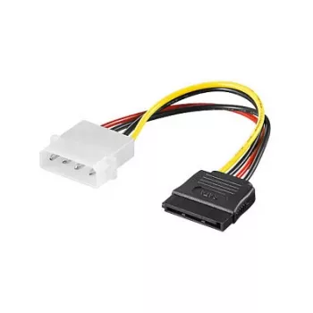 S-ATA maitinimo laidas 1x 4pin kištukas prie 15pin lizdo, ilgis: apie 15 cm, Good Connections® (5021-ATA)