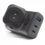 RealPower 450476 belaidis įkroviklis Power bank, išmanusis laikrodis, planšetė Juoda AC belaidis įkrovimas Greitas įkrovimas Vidaus