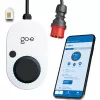 Įkrovimo stotelė GO-E Gemini flex 2.0, 22 kW (32A 3 fazės), Wallbox balta/juoda, mobilus įkrovimo dokas, 4G/LTE