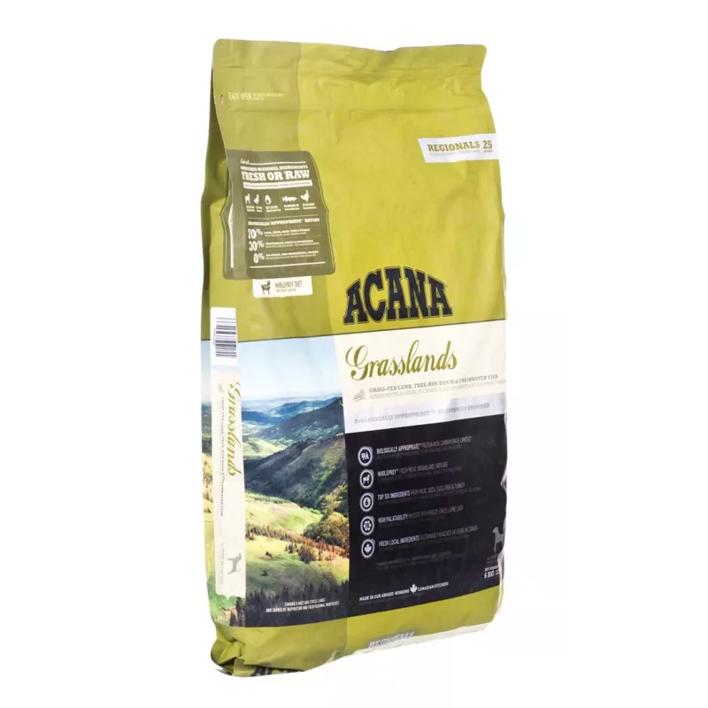 ACANA Highest protein Grasslands Dog – sausas šunų ėdalas – 6 kg