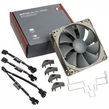 Ventiliatorius Noctua NA-FK1 120 mm — 12 V PWM korpuso ventiliatorius, 1700 RPM, 120,2 m³/h, 25,1 dB