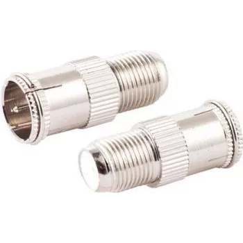 F-Quick jungties į F lizdą adapterių rinkinys ShiverPeaks 85320-EC-SET2 (koaksialinės jungties priedas)