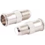 F-Quick jungties į F lizdą adapterių rinkinys ShiverPeaks 85320-EC-SET2 (koaksialinės jungties priedas)