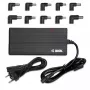 Maitinimo adapteris / keitiklis IBOX IUZ90WA 90 W, įėjimas 100–240 V, išėjimas 4,5 A, reguliuojama įtampa, vidaus, juodas