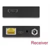 HDMI siųstuvas ir imtuvas DELOCK 65955 – Cat6/Cat6a HDMI prailgintuvas, iki 3840×2160, laidinis, Micro-USB B maitinimas