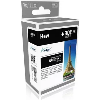 Kasetė AS15163 ASTAR HP DJ 1050 Black, 480 psl. (ISO 24711), juoda