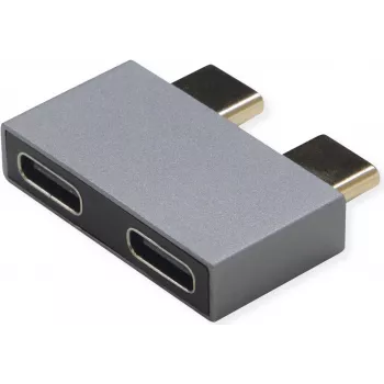 ROLINE USB 3.2 Gen1 adapteris 2x C - ST/BU - adapteris - skaitmeniniai/duomenys (12.03.2945)