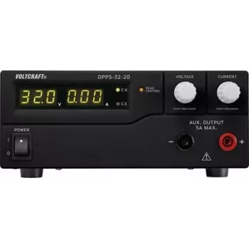 VOLTCRAFT Laboratorinis maitinimo šaltinis, reguliuojamas DPPS-32-20 1 - 32 V/DC 0 - 20 A 640 W USB programuojamas Išėjimų skaičius 1 x (DPPS-32-20)