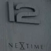 NeXtime klok 3095gs Wood Wood Big sieninis laikrodis, pilkas, Ø52,8 cm