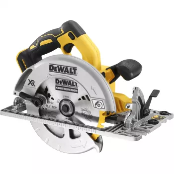 Diskinis pjūklas DeWALT DCS572NT — 18 V Li-Ion, bešepetėlis, 184 mm diskas, 58 mm gylis (90°), 57° nuožulnumas