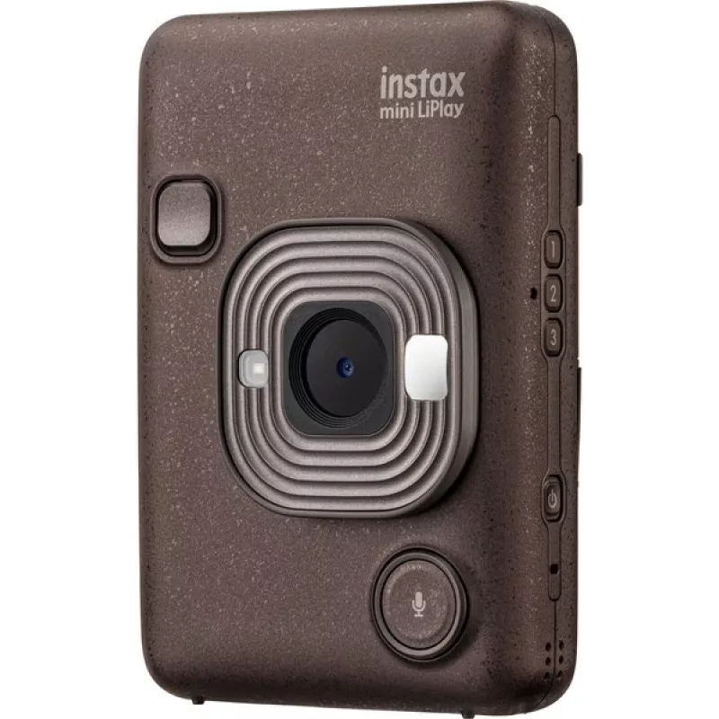 Momentinė spausdinimo kamera Fujifilm Instax mini LiPlay, 1/5 colio 2560×1920 CMOS, spaudiniai 86×54 mm, 2,7 colio TFT, Bronzinė