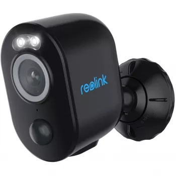 Reolink Argus Series B330 belaidė stebėjimo kamera Wi-Fi, juoda, 5MP (2880x1616), maitinama baterija, IP65 apsauga nuo oro sąlygų, spalvotas naktinis matymas, išmanusis aptikimas