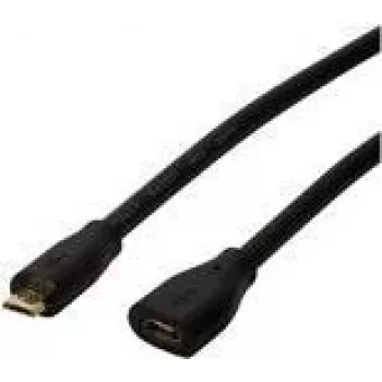 Logilink – USB ilginimo laidas – Micro-USB B (kištukas) į Micro-USB B (lizdas) – USB 2.0 – 3 m – juodas (CU0124)