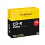 CD-R Intenso 1801622 700 MB 52x Įrašomas Spausdinamas 10 vnt. Plonas Dėklas