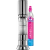 Sodos aparatas SodaStream Ensō nerūdijančio plieno sidabrinis 114 mm plotis 226 mm gylis 422 mm aukštis
