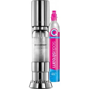 Sodos aparatas SodaStream Ensō nerūdijančio plieno sidabrinis 114 mm plotis 226 mm gylis 422 mm aukštis