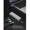 TB USB-C 7v1 adapteris USB 3.0, 2xUSB 2.0, HDMI, PD, SD/TF