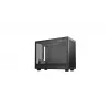 Kompiuterio korpusas DeepCool CH160 PLUS Small Form Factor SFF ATX/mATX, grūdintas stiklas, USB-C, juodas