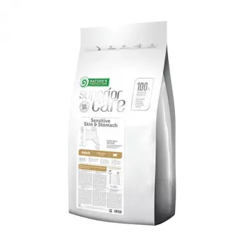 Sausas šunų ėdalas Nature's Protection Superior Care Skin & Stomach Adult Small Lamb 10 kg – suaugusiems mažų veislių šunims