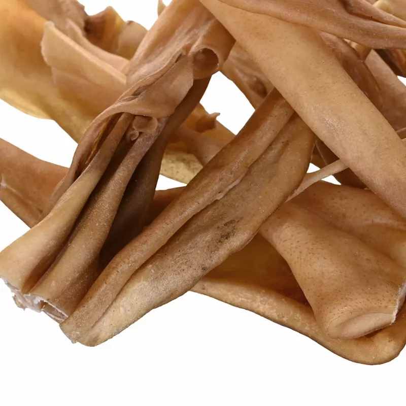 Šunų skanėstai PETITTO džiovinta jautienos oda, 1 kg pakuotė