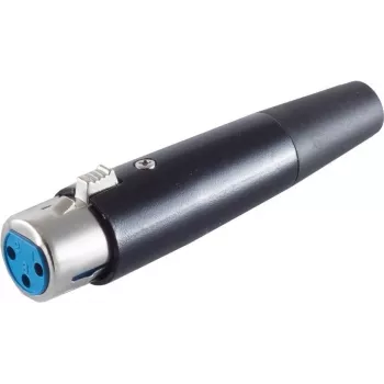 XLR jungtis ShiverPeaks BS55025 juodas korpusas – 3 kontaktų garso mikrofonų/linijos jungtis