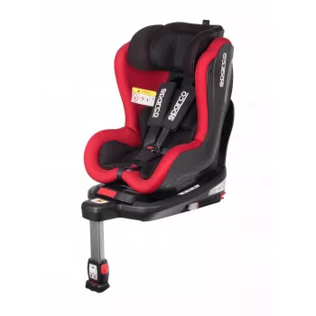 Automobilinė kėdutė vaikams Sparco SK500I Juoda-Raudona SK500IRD, iki 18 kg