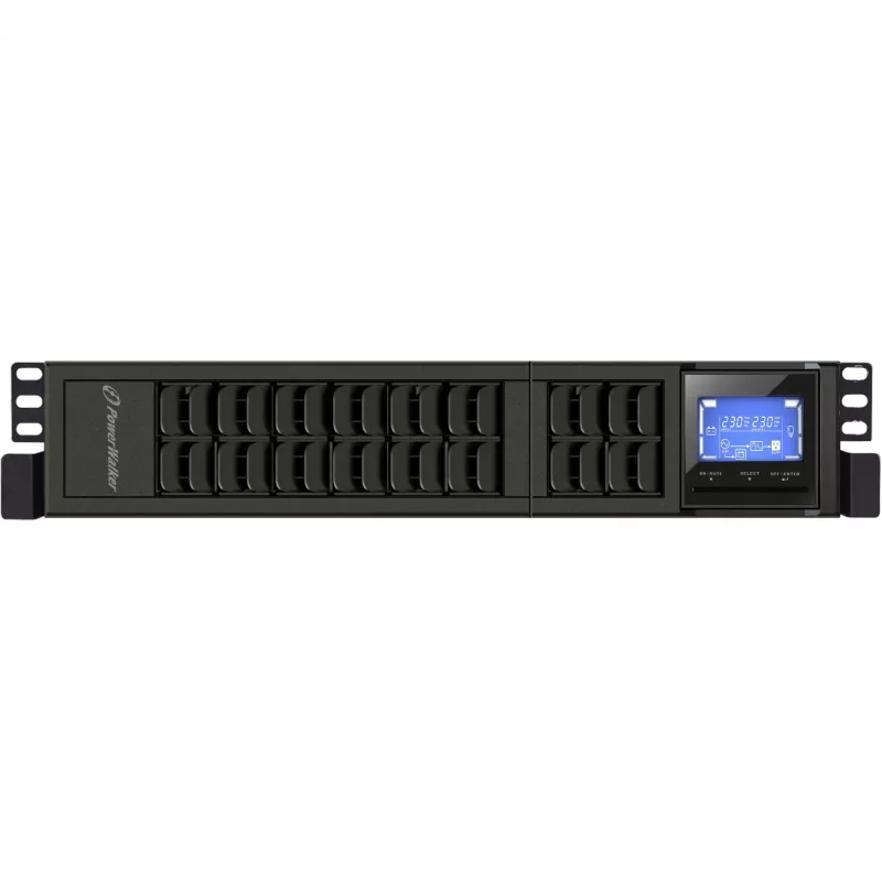 PowerWalker VFI 2000CRM LCD nepertraukiamo maitinimo šaltinis (UPS) 2 kVA 1600 W 4x IEC C13 lizdai