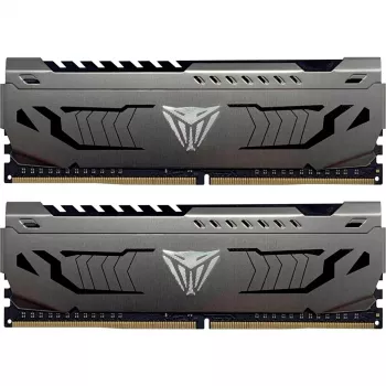 32 GB Patriot DIMM 3600 (2x 16 GB) Dual-Kit (grau, PVS432G360C8K, Viper Steel, INTEL XMP)