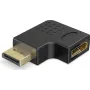 Goobay DisplayPort kampinis adapteris 90° dešinėn juodas (77131)