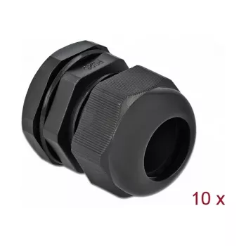 Kabelio įvadas DeLOCK 60224 Juodas Plastikinis 10 vnt.