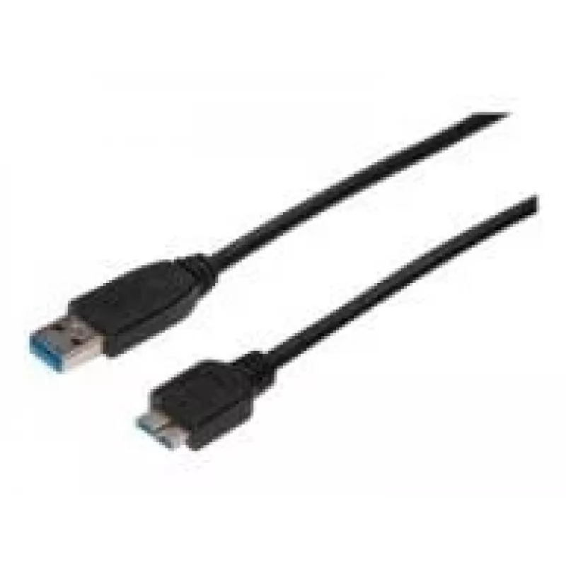 ASSMANN SuperSpeed USB 3.0 laidas, USB A kištukas Micro USB B kištukas, Cu AWG 28, 2x ekranuotas, ilgis 1,0 m (AK-300116-010-S)