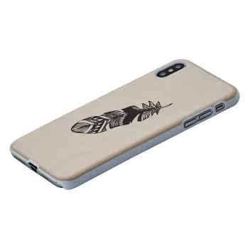 Apsauginis dėklas iPhone XS Max man and wood – Indian White