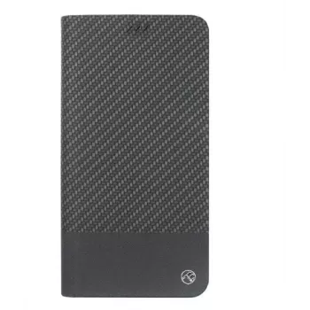 Knyginis dėklas iPhone XS Tellur Carbon – juodas