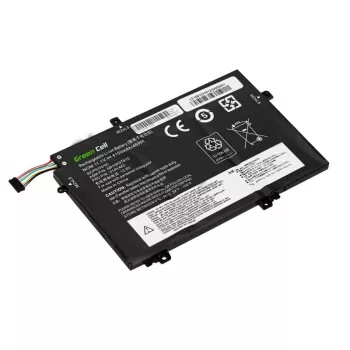 Baterija Green Cell LE168, skirta Lenovo ThinkPad L480 L490 L580 L590 L14 L15 Gen 1 Gen 2