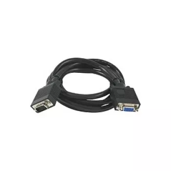 Synergy 21 S215298 VGA (D-Sub) adapteris vyriškas–moteriškas, paauksuotas, juodas