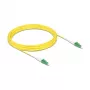 DeLOCK InfiniBand šviesolaidinis kabelis 10 m LC LC/APC geltonas