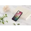 Telefono dėklas iKins, Samsung Galaxy S20+ — vandens gėlės dizainas, juodas