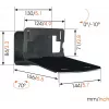 Laikiklis garsiakalbiams Vogels SOUND 3205 Universal L, 15 kg
