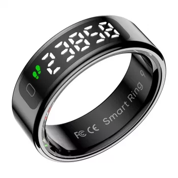 Colmi R12 22.4 mm 13 išmanusis žiedas (juodas)