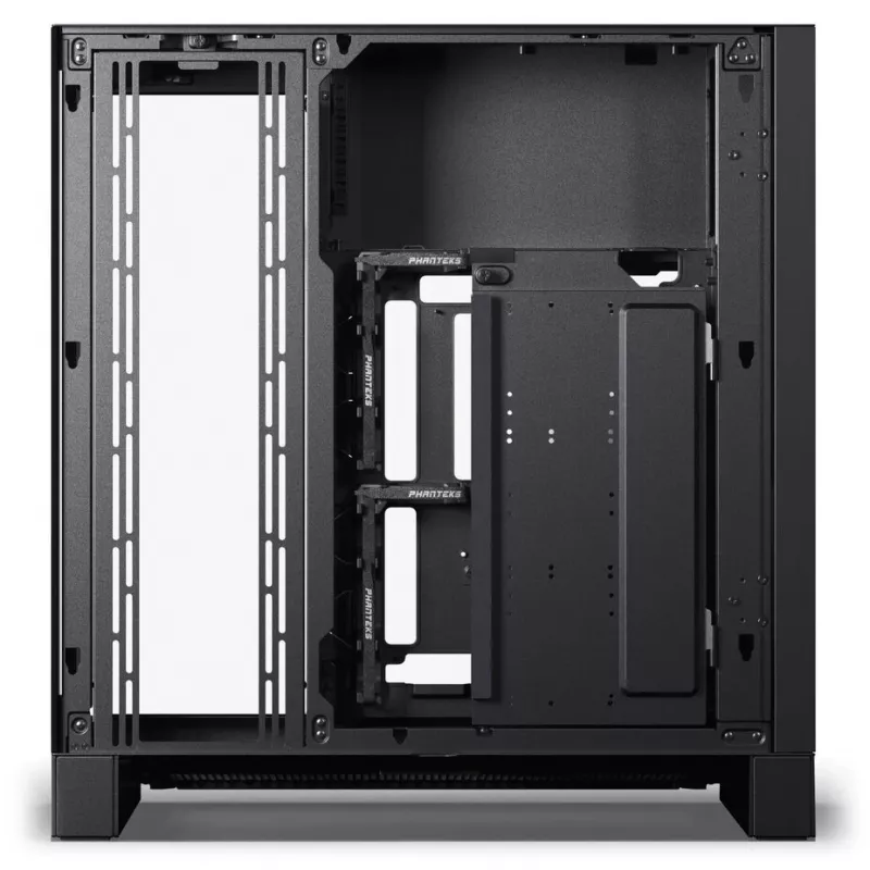 PHANTEKS NV-Series NV9 MK2 korpusas, EATX, DRGB, grūdintas stiklas - juodas ir M25 Gen2 PWM D-RGB ventiliatorius 3 vnt. rinkinys - atvirkštinė mentė, 140 mm, juodas + DRG