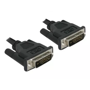 DVI laidas DeLOCK DVI 24+1 0,5 m vyriškas/vyriškas