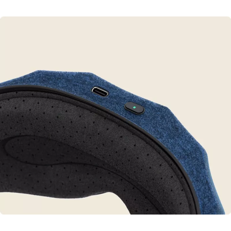 Therabody SleepMask masažuoklis veidui juodas, mėlynas